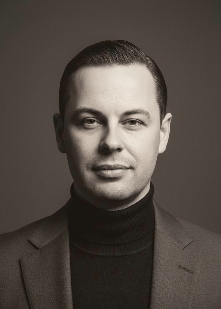 Професійне фото адвоката Андрія Глазунова